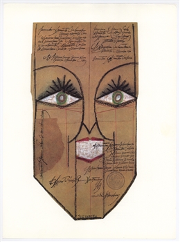 Saul Steinberg lithograph