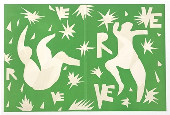 Henri Matisse lithograph for Verve, 1945