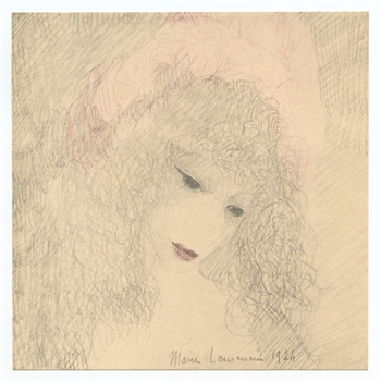 Marie Laurencin pochoir for Les Biches ballet