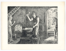 Hermine David original etching