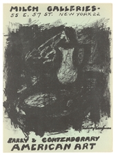 Sidney Laufman lithograph Improvisations