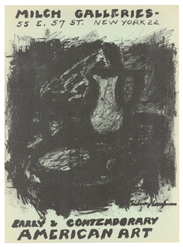 Sidney Laufman lithograph Improvisations