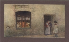 James Whistler lithograph The Sweet Shop