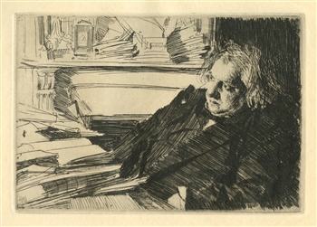 Anders Zorn etching