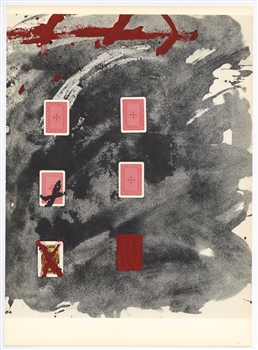 Antoni Tapies lithograph, 1974