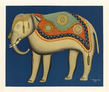 Morris Hirshfield lithograph