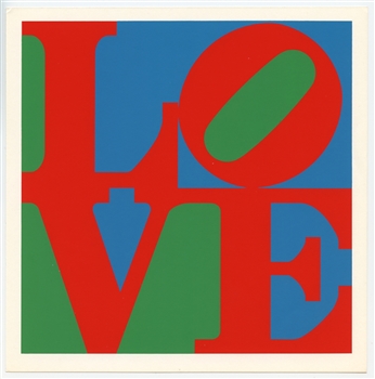 Robert Indiana LOVE silkscreen