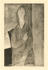 Amedeo Modigliani "Jeune fille en bleu"