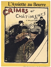 Felix Vallotton "Couverture pour Crimes et ChÃ¢timents" original lithograph