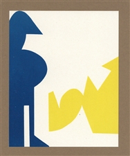 Jean Hans Arp lithograph Pensieri Poesie Disegni Collages