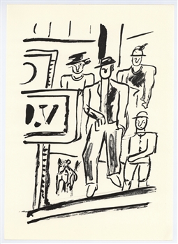 Fernand Leger lithograph Mes Voyages