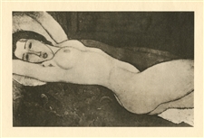 Amedeo Modigliani "Femme endormie"