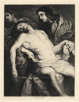 Van Dyck etching Charles Albert Waltner