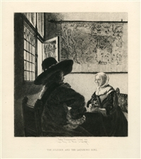 Vermeer Jacquemart etching