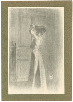 Maurice Neumont lithograph Parisienne
