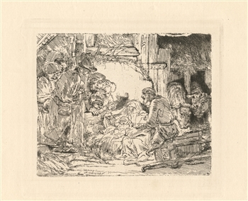 Rembrandt van Rijn Adoration of the Shepherds