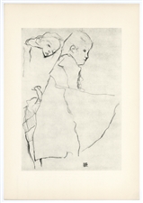 Egon Schiele lithograph