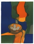 Andre Minaux original lithograph, 1969