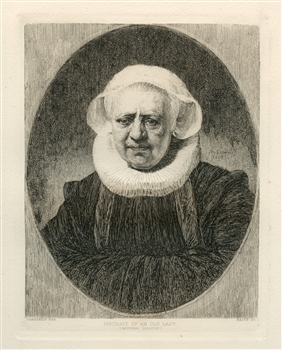 Rembrandt van Rijn (after) Portrait of an Old Lady