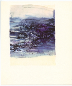 Zao Wou-ki "Illuminations" 1966