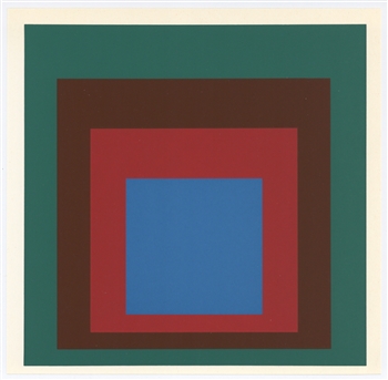 Josef Albers serigraph "Homage to the Square"