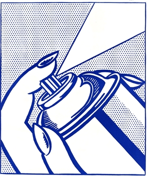 Roy Lichtenstein "Spray Can" original lithograph