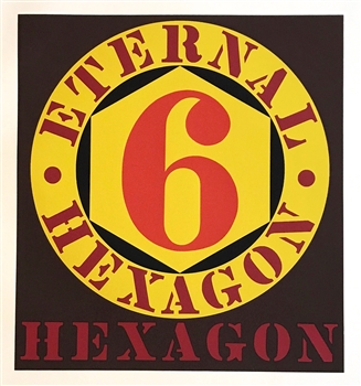 Robert Indiana "Eternal Hexagon" original serigraph