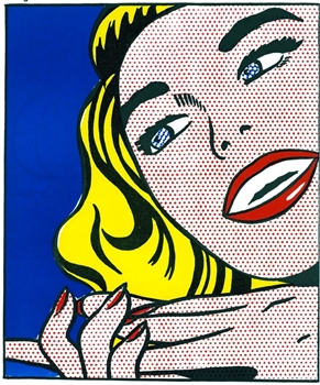 Roy Lichtenstein "Girl" original lithograph