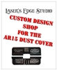 AR-15 custom lasered Ejection Port Dust Cover