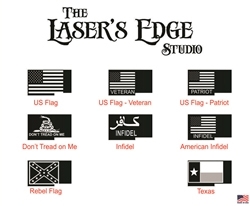 Ext Mag Release for Glock Flag Patterns