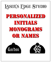 Laser engraved sure plugs for Glock Pistols - Names, Monograms, Initials, Custom Sayings.