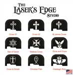 Engraved Ruger LC9s Back Plate Flag Patterns