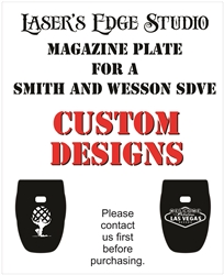 Smith and Wesson Engraved Magazine Plate - Custom