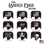 Engraved S&W M&P Back Plate Flag Patterns