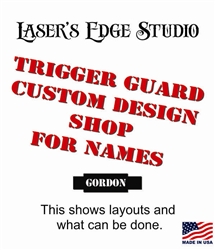 Engraved Threaded Tactical Trigger Guard - Custom Name
