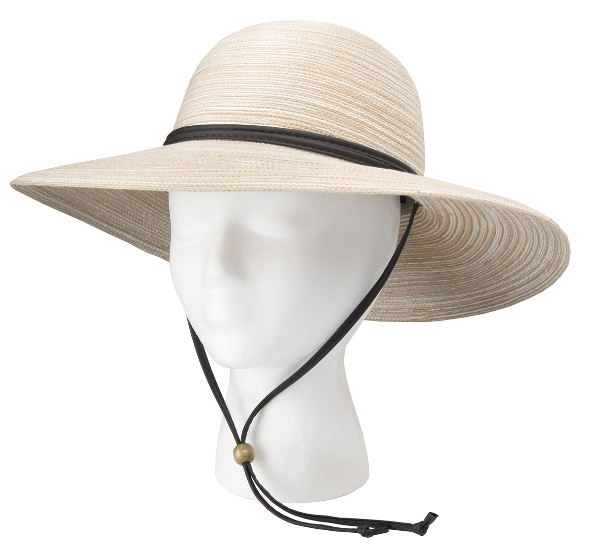 Sloggers Women's Braided Hat with Win Lanyard Earth Stone UPF 50+ Maximum  Sun Protection