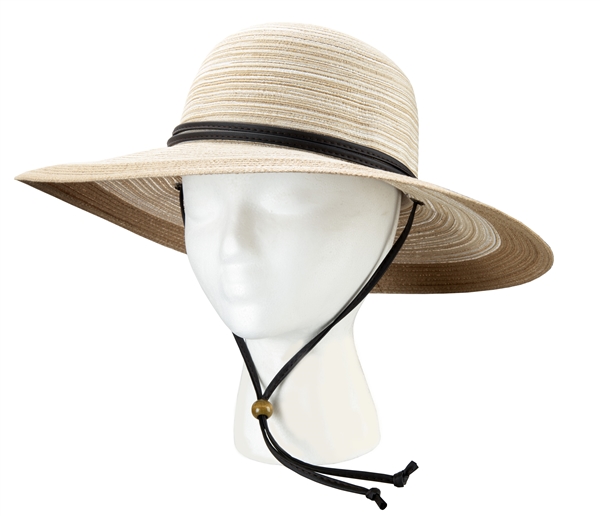 Sloggers Women's Braided Hat Light Brown UPF 50+