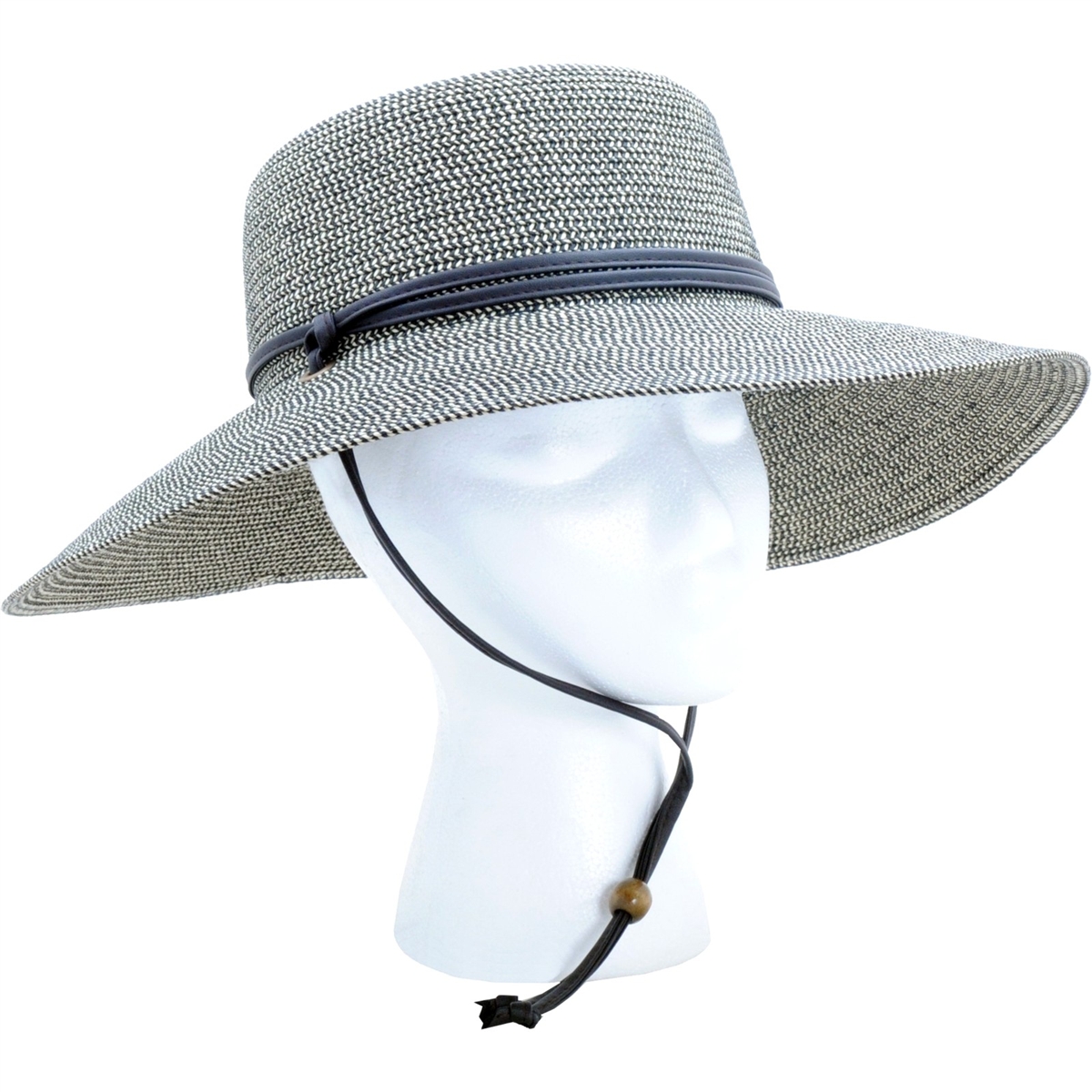 Sloggers Women's Braided Sun Hat with Wind Lanyard UPF 50+ Maximum Sun  Protection