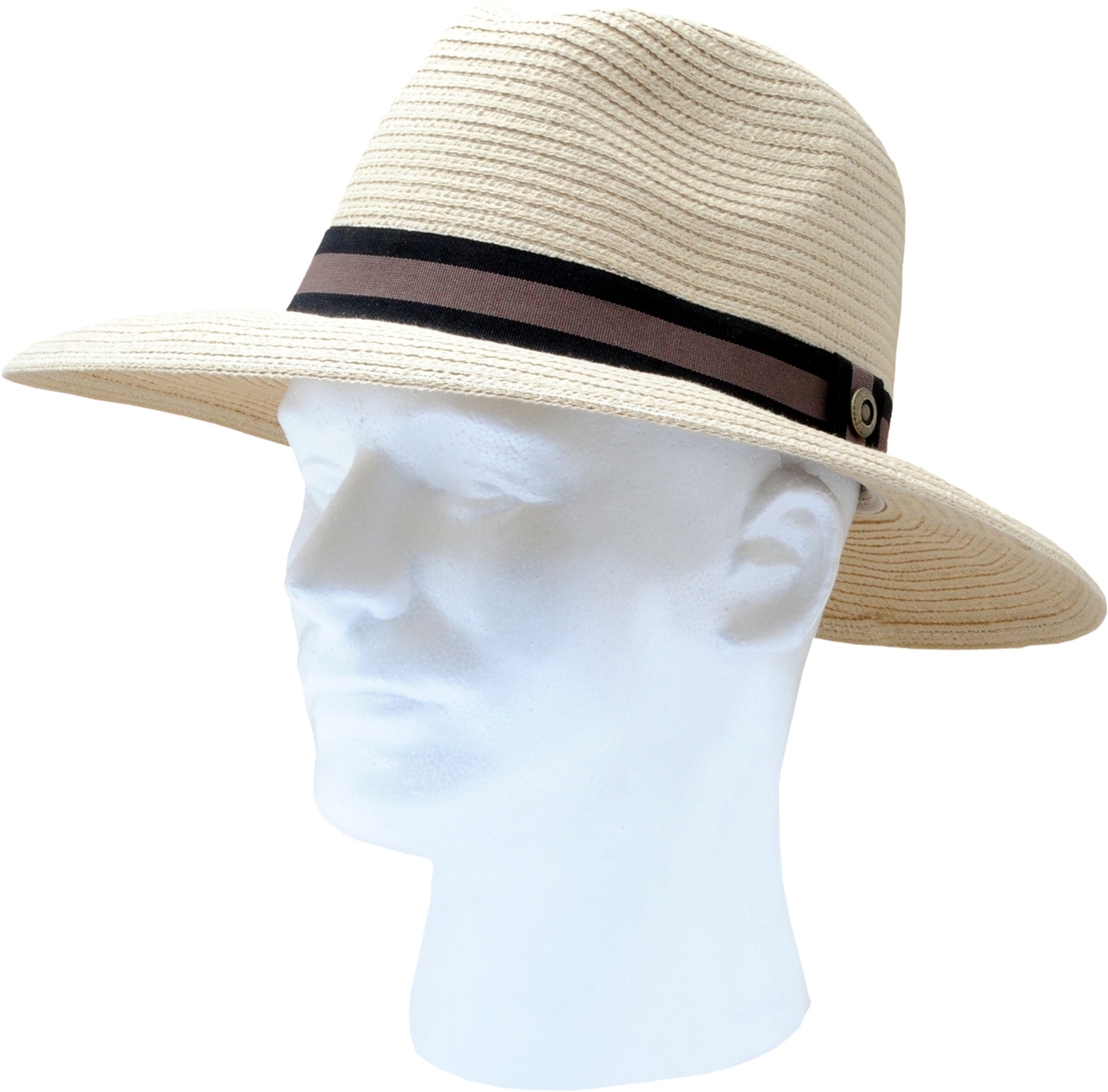 Men's Braided Sun Hat  Dolph - Light Brown