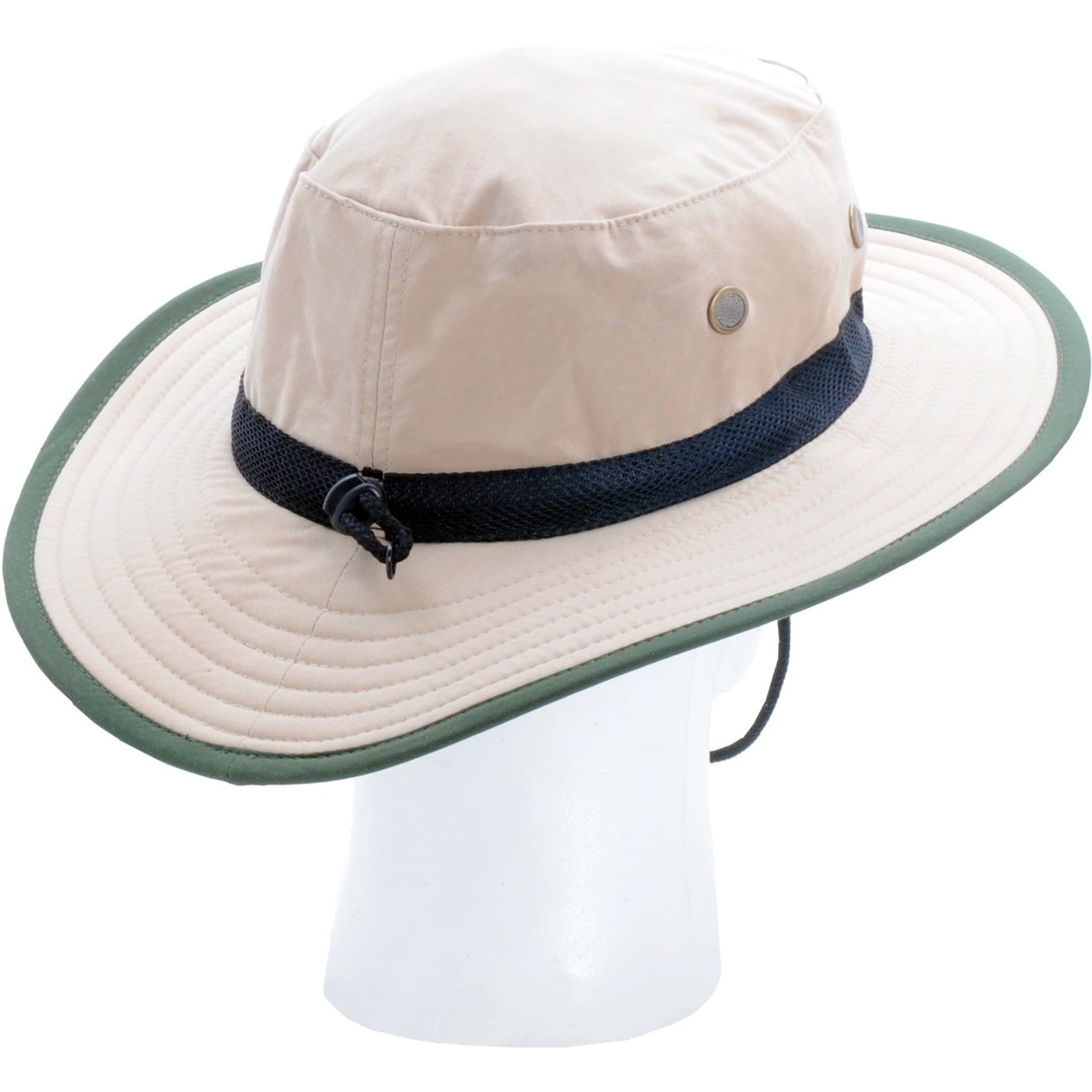 Wide Brim Fedora Sun Hat for Women 50+ UPF Sun Protection Tan