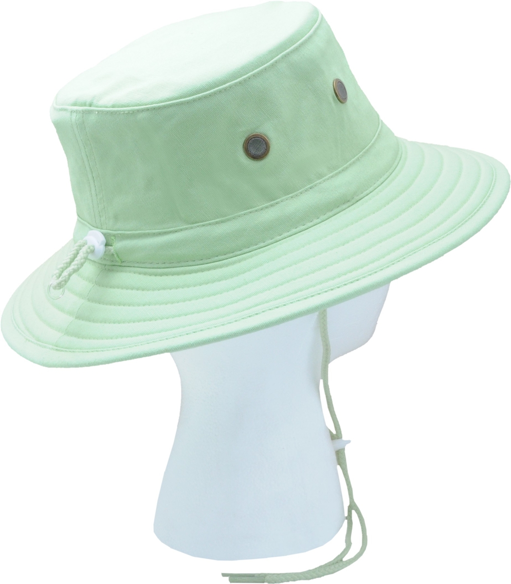 Sloggers Cotton Sun Hat with Wind Lanyard UPF 50+ Maximum Sun