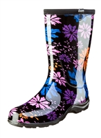 Sloggers Made in the USA Women's Rain Boots Flower Power Print