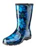 Women's Rain & Garden Boots  -Spring Surprise Blue - Made in the USA