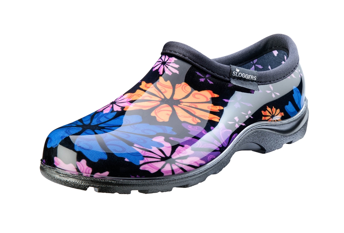 Women's Rain & Garden Shoes Flower Power print