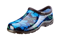 Sloggers Women's Rain & Garden Shoe in Spring Surprise Blue print