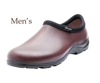 Men's Rain & Garden Shoes - Leather Brown