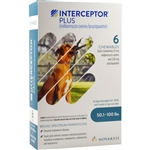 Interceptor Plus Heartworm Prevention & Control For Dogs, 50.1-100 lbs