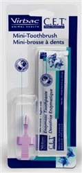 C.E.T. Mini-Toothbrush With Toothpaste Packet For Pets - Cat