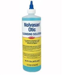 Nolvasan Otic Cleansing Solution - Ear Cleaner For Pets 16 oz