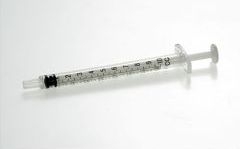 Monoject Tuberculin Syringe 1cc, Without Needle, Regular Luer, 100/Box